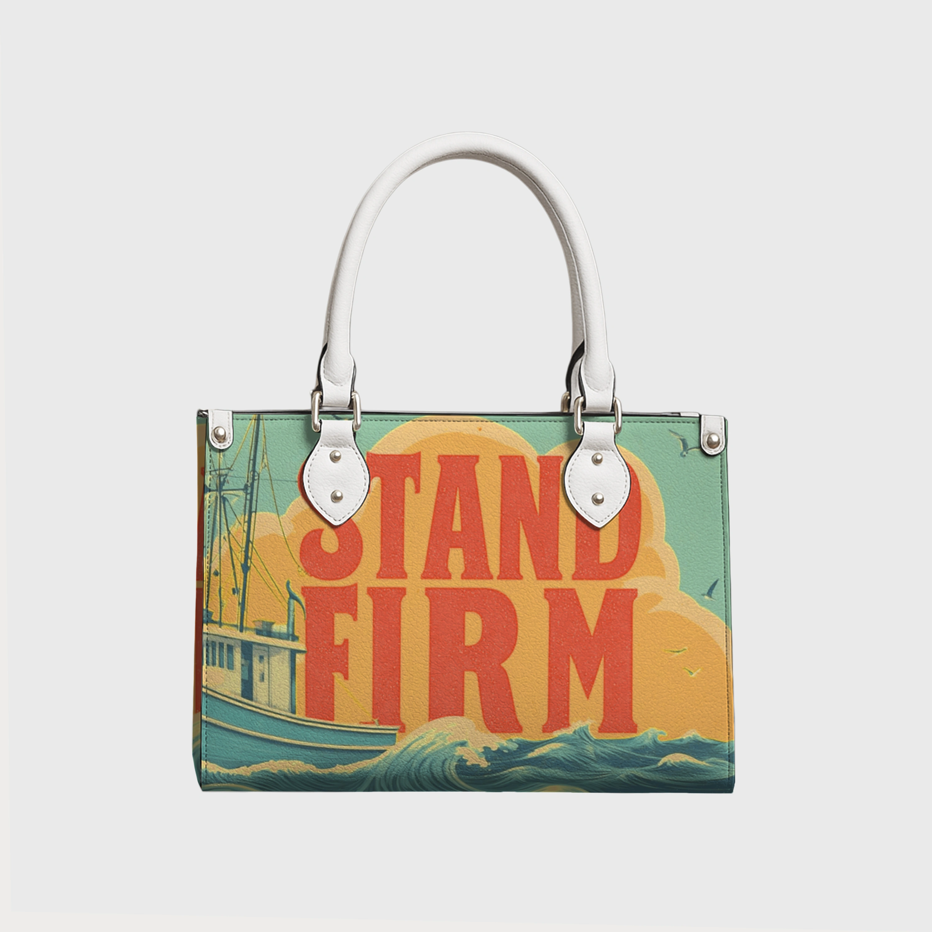 Retro Stand Firm Nautical Tote Bag for Women Daily Gifts