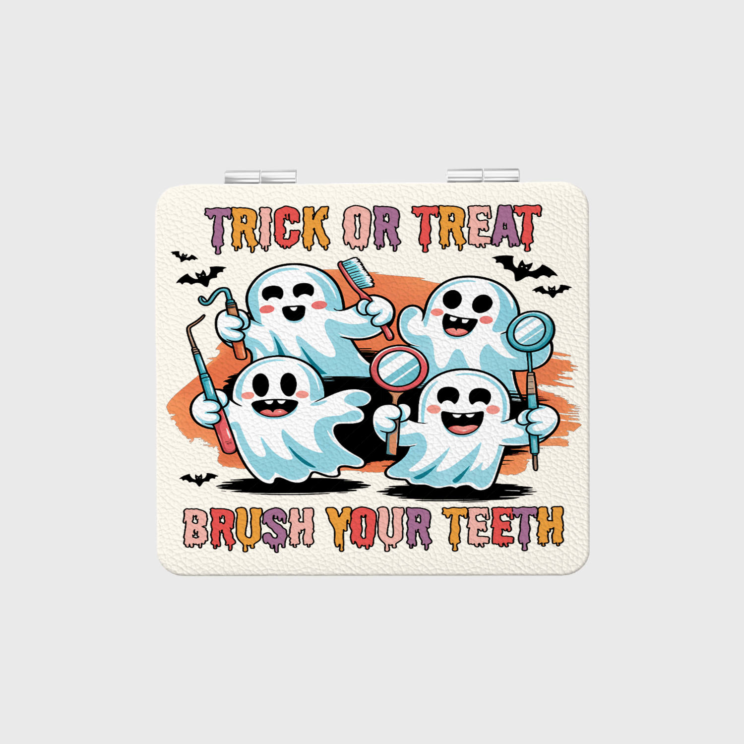 Dental Ghost Makeup Mirror for Dentist Halloween Gift