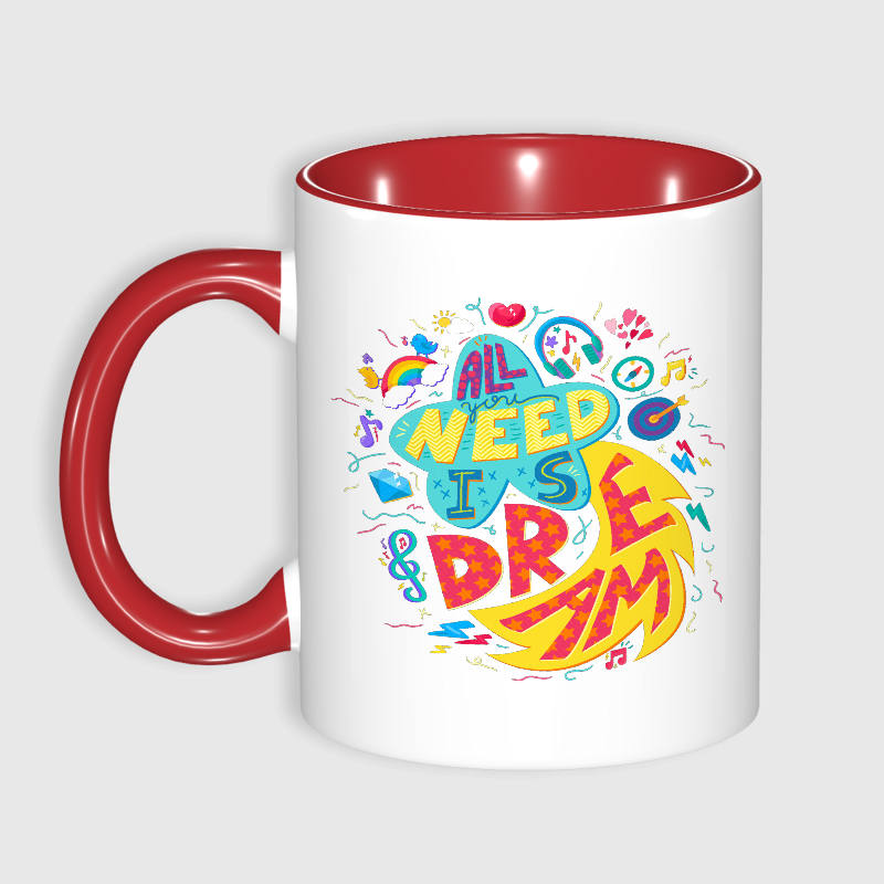 Inspirational Dream Quote 11oz Mug for Encouragement Gift