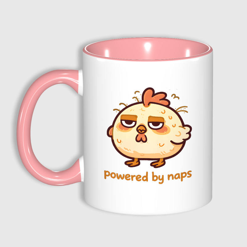 Funny Sleepy Chick Mug for Nap Lovers Casual Gift