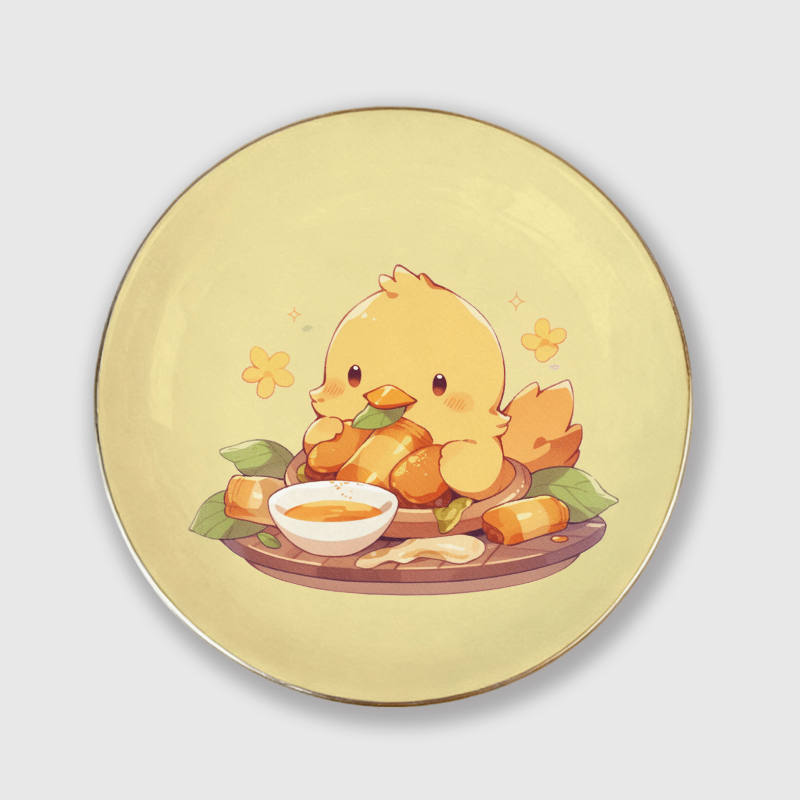 Cute Kawaii Chick Ceramic Trinket Dish for Pet Lovers Easter Gift