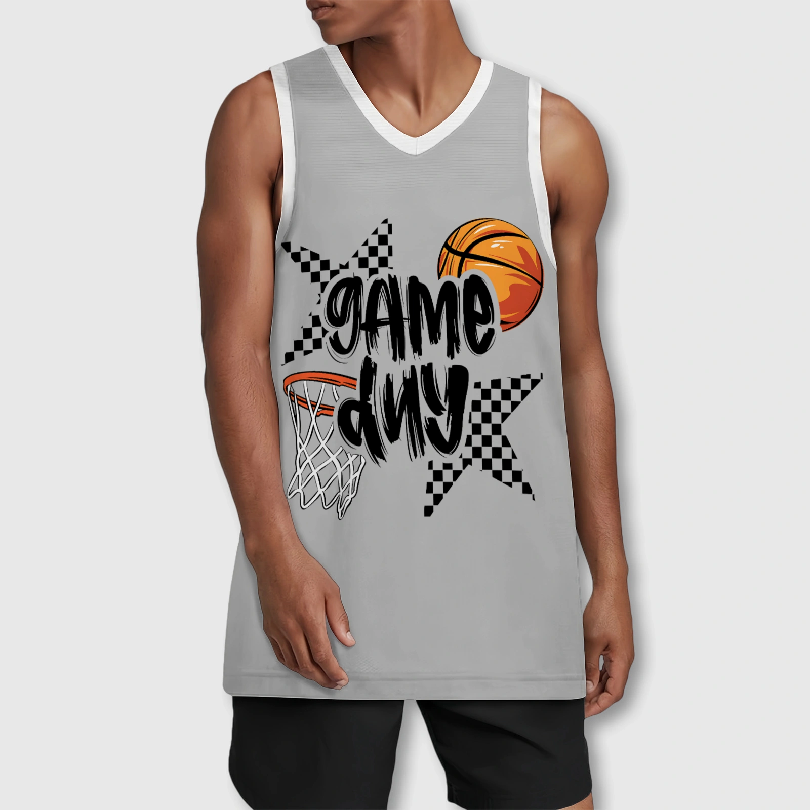 Custom Game Day Basketball Jersey for Basketball Fans