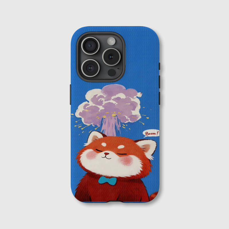 Cute Red Panda Magnetic iPhone Case for Animal Lovers, Birthday & Holiday Gifting