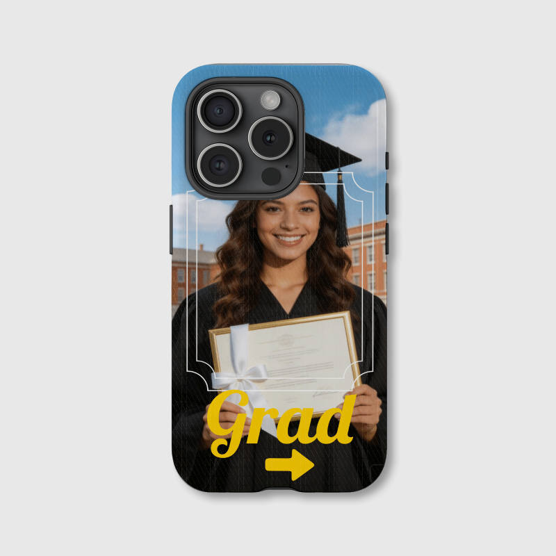Custom Grad Photo Magnetic Phone Case for Graduation Gift