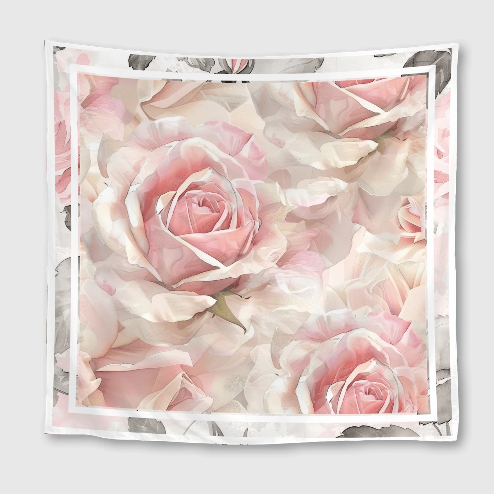 Custom All-Over Square Towel – Personalized Lightweight Square Scarf