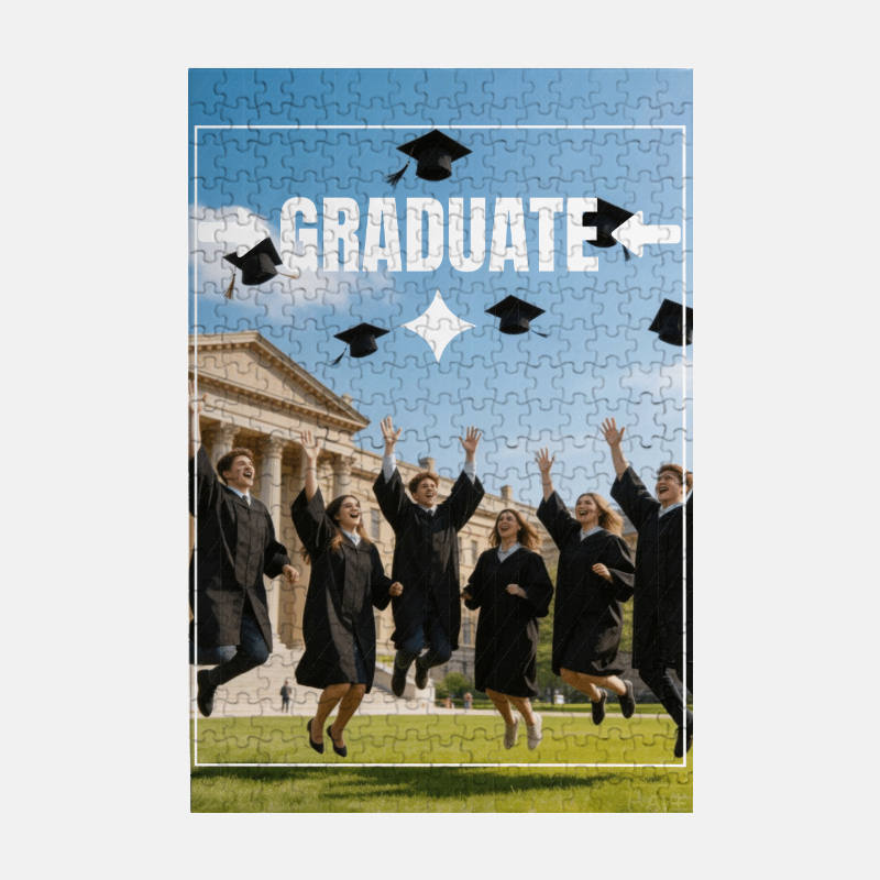 Graduation Custom 300-Piece Photo Puzzle for Graduates Gift