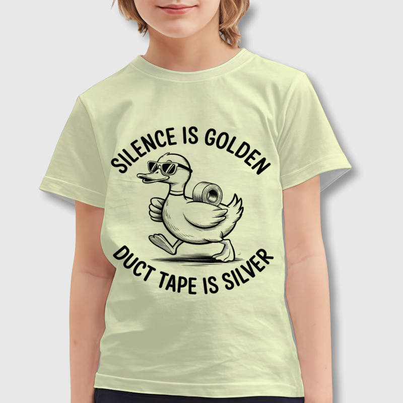 Funny Duck Pun Kids T-Shirt for Casual Daily Wear