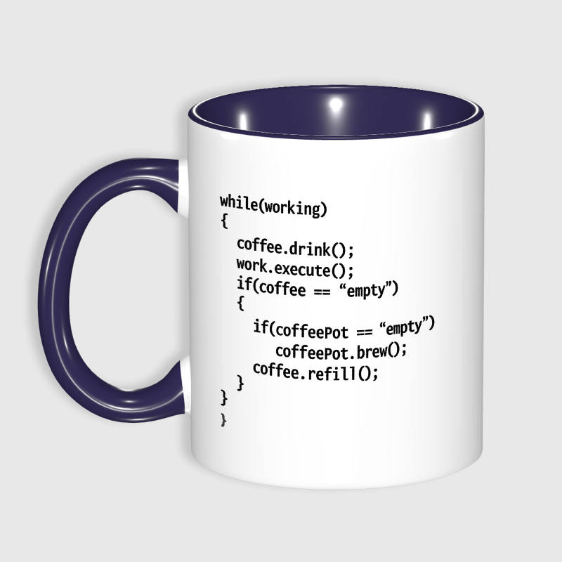 Funny Programmer Code 11oz Mug for Coders Daily Office Use