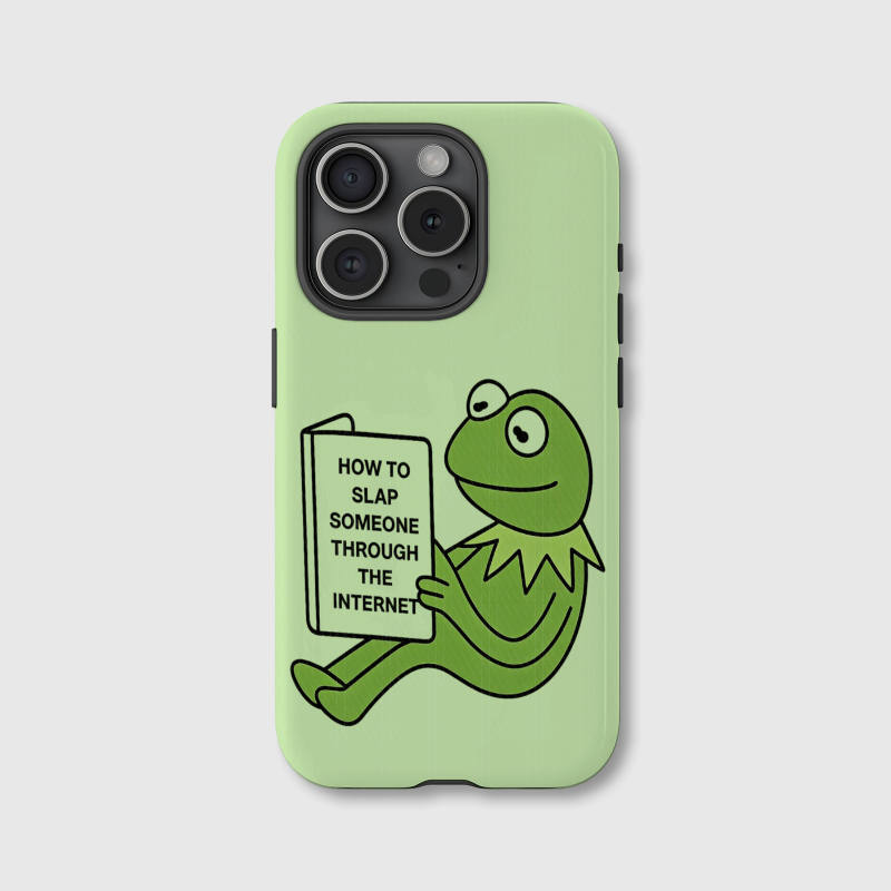 Funny Kermit Meme Magnetic Phone Case for Friends Gag Gift Birthday Holiday Occasions