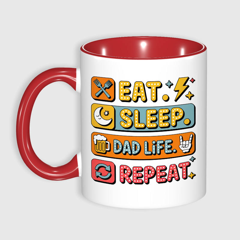 Funny Dad Life 11oz Coffee Mug for Dad Father's Day Gift