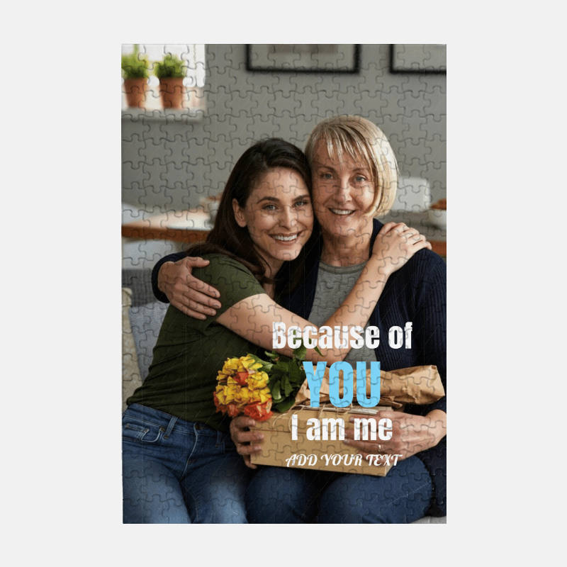 Custom Photo 300-Piece Puzzle for Mom Mother's Day Gift